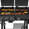 Oklahoma Joes® Canyon Combo DLX Charcoal/Gas Smoker & Grill