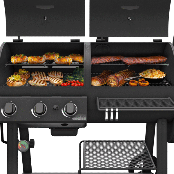Oklahoma Joes® Canyon Combo DLX Charcoal/Gas Smoker & Grill