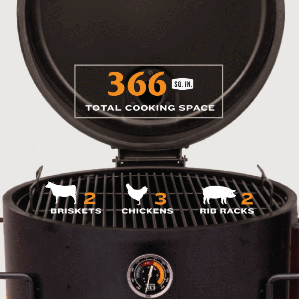 Bronco Pro Drum Smoker - Black